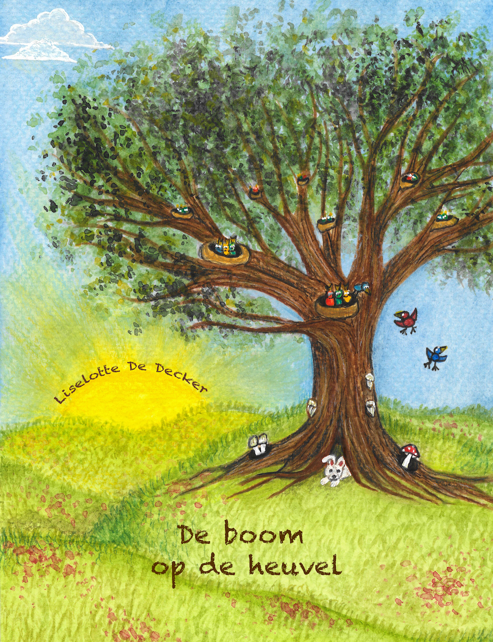 De boom op de heuvel